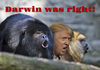 Cartoon: Trump and the Howling Monkeys (small) by Alf Miron tagged howler,monkey,donald,trump,shouting,republicans,usa,presidential,elections,democracy,creationism,darwin,evolution