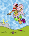 Cartoon: fairy (small) by mmon tagged fairies