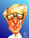 Cartoon: Woody (small) by criv tagged woody allen actor movies usa cinema