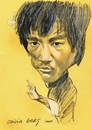 Cartoon: Bruce Lee (small) by Otilia Bors tagged bruce,lee