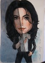 Cartoon: Michael Jackson (small) by Otilia Bors tagged michael jackson