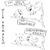 Cartoon: wild animals tweet (small) by Bonville tagged wild,animals,tweet
