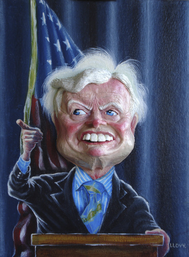 Cartoon: Ted Kennedy (medium) by lloyy tagged ted,kennedy,politics,usa,famous,people