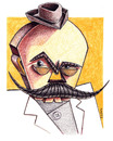 Cartoon: Caragiale (small) by lloyy tagged journalist,caricature,caricatura,famous