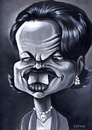 Cartoon: Condoleeza Rice (small) by lloyy tagged politics,politica,caricature,caricatura,humour