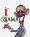 Cartoon: Obama (small) by lloyy tagged barak,obama,osama,bin,laden,caricature,politic,votes