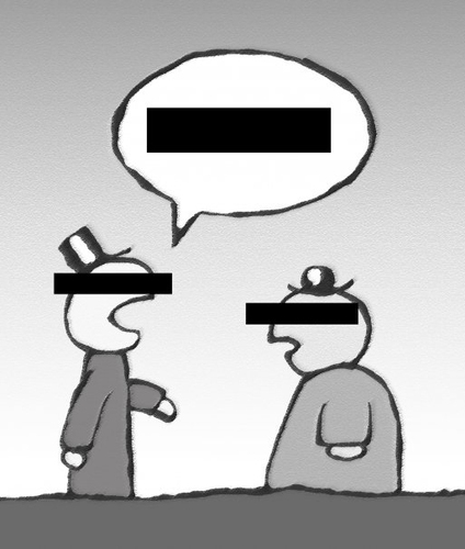 Cartoon: malcontent gentlemen (medium) by Hentamten tagged censored