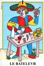Cartoon: Le Bateleur (small) by srba tagged the,magic,grape,wine,tarot,cards