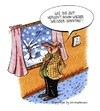 Cartoon: Weißer Sonntag... (small) by irlcartoons tagged wortspiel,irlcartoons,weißer,sonntag,kirche,winter,schnee,frühling,kommunion,fest,feiertag,kalt,april