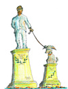 Cartoon: monument (small) by charlly tagged monument