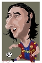 Cartoon: Leo Messi (small) by Bravemaina tagged leo,messi,argentine,barcelona,soccer,football