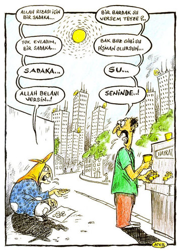 Cartoon: sadaka (medium) by aceratur tagged sadaka