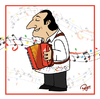 Cartoon: Carlos Mejia Godoy (small) by ELPEYSI tagged mejia godoy cantante nicaragua