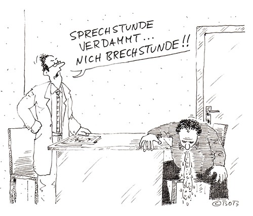 Cartoon: Verdammt... (medium) by Christian BOB Born tagged praxis,arzt,sprechstunde,patient,übelkeit,brechen,kotzen,übergeben,praxis,sprechstunde,arzt,patient,übelkeit,kotzen,brechen,übergeben,gesundheit,krankheit,krank