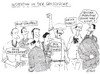 Cartoon: Gips ja gar nich... (small) by Christian BOB Born tagged küche,sauberkeit,hügiäne,kontrolle,essen,köche