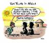Cartoon: Tom Thumb In Africa (small) by Kim Duchateau tagged tom thumb africa