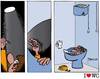 Cartoon: Caving (small) by marcosymolduras tagged caving bowl wc