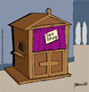 Cartoon: Sex-shop (small) by marcosymolduras tagged religion,child,abuse,pedophilia