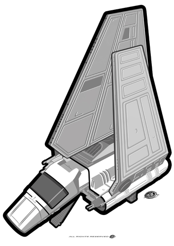 Cartoon: Shuttle (medium) by elle62 tagged scifi,trooper,fanart,wars,star