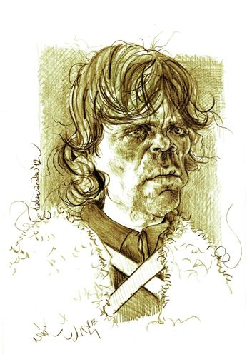 Cartoon: Tyrion LANNISTER (medium) by hakanarslan tagged game,of,thrones