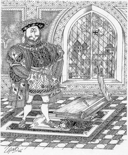 Cartoon: Henry VIII. (medium) by LAINO tagged henry,viii