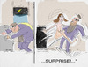 Cartoon: Surprise (small) by LAINO tagged surprise
