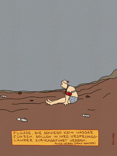 Flüsse abschieben
