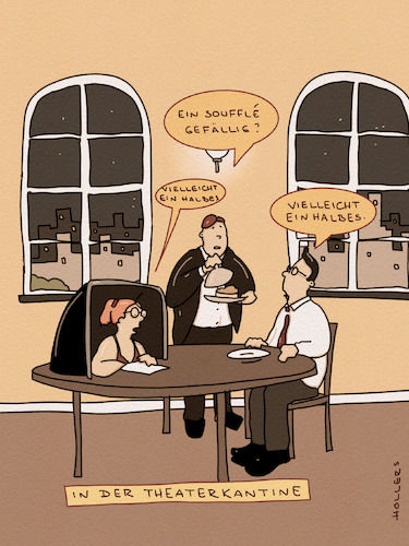 In der Theaterkantine