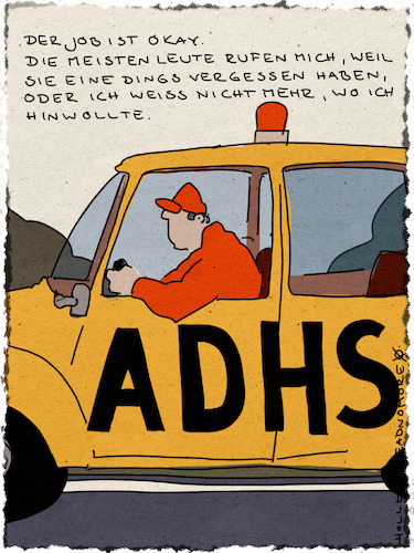 Job beim ADHS