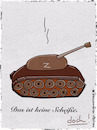 Cartoon: Magritte (small) by hollers tagged magritte,pfeife,scheiße,panzer,kackhaufen,krieg,kämpfen,ukraine,russland