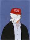 Cartoon: Magritte Picasso Trump (small) by hollers tagged magritte,picasso,trump,blindness,dove,of,peace,maga,nogo,democracy