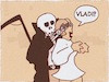Cartoon: Vladi (small) by hollers tagged vladi,vladimir,wladimir,sensenmann,grim,reaper