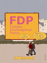Cartoon: Wahlwerbung (small) by hollers tagged fdp,neuanfang,name,partei,bedeutunslos,bundestag,demokratie,parlament