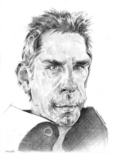 Cartoon: Ben Stiller (medium) by salnavarro tagged hollywood,actor,caricature