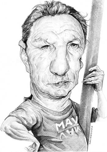 Cartoon: Marian Avramescu (medium) by salnavarro tagged caricature,pencil,master,marian,avramescu,artist