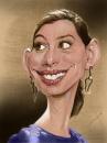Cartoon: Anne Hathaway (small) by salnavarro tagged caricature,digital
