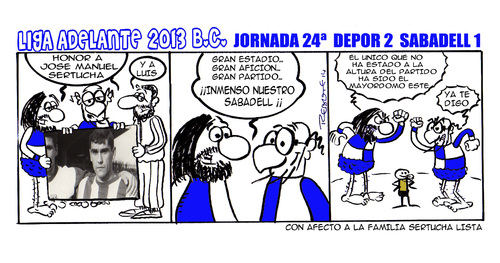 Cartoon: Division Maldita 24 (medium) by rebotemartinez tagged liga,adelante,sabadell