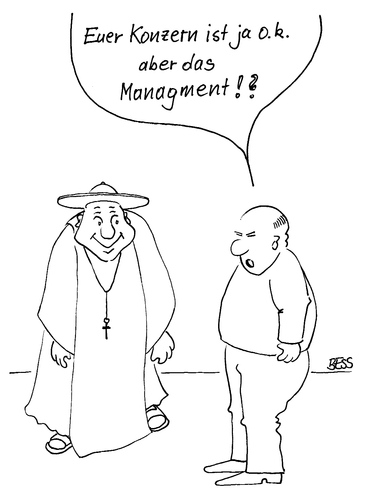 Cartoon: ohne Titel (medium) by besscartoon tagged besscartoon,bess,männer,kirche,pfarrer,religion