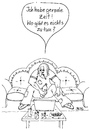 Cartoon: Ein Problem? (small) by besscartoon tagged mann,rauchen,trinken,alkohol,zeit,arbeitslos,bess,besscartoon