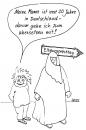 Cartoon: Elternsprechtag (small) by besscartoon tagged schule,ausländer,kinder,islam,frauen,bess,besscartoon