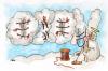 Cartoon: Flickschusterei (small) by besscartoon tagged himmel,erde,ozon,gott,religion,christentum,klimaerwärmung,bess,besscartoon
