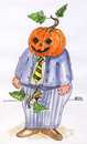 Cartoon: Halloween (small) by besscartoon tagged halloween mann kürbis horror bess besscartoon