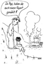 Cartoon: Irrtum (small) by besscartoon tagged vater,sohn,papst,religion,katholisch,umwelt,fabrik,bess,besscartoon