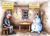 Cartoon: Kälte-Einbruch (small) by besscartoon tagged schneemann,winter,kälte,kälteeinbruch,knast,gefängnis,eingebuchtet,zelle,haft,bess,besscartoon