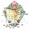 Cartoon: Lesen bildet (small) by besscartoon tagged mann armut geld bettler krise banken hartz bess besscartoon