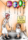 Cartoon: man kann ja mal fragen (small) by besscartoon tagged frau,kind,runter,holen,ballon,luftballon,alte,sex,bess,besscartoon