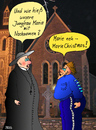 Cartoon: Na denn Frohe Weihnachten (small) by besscartoon tagged weihnachten,religion,christentum,kirche,pfarrer,maria,katholisch,christmas,punk,xmas,bess,besscartoon