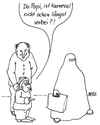 Cartoon: ohne Titel (small) by besscartoon tagged karneval,burka,islam,bess,besscartoon