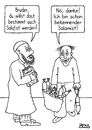 Cartoon: Salamist (small) by besscartoon tagged islam,salafismus,salafist,ultrakonservativ,koran,religion,salami,salamist,wurst,bess,besscartoon