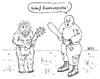 Cartoon: Scheiss Evolution! (small) by besscartoon tagged neandertaler,rechts,skin,keule,evolution,baseballschläger,bess,besscartoon